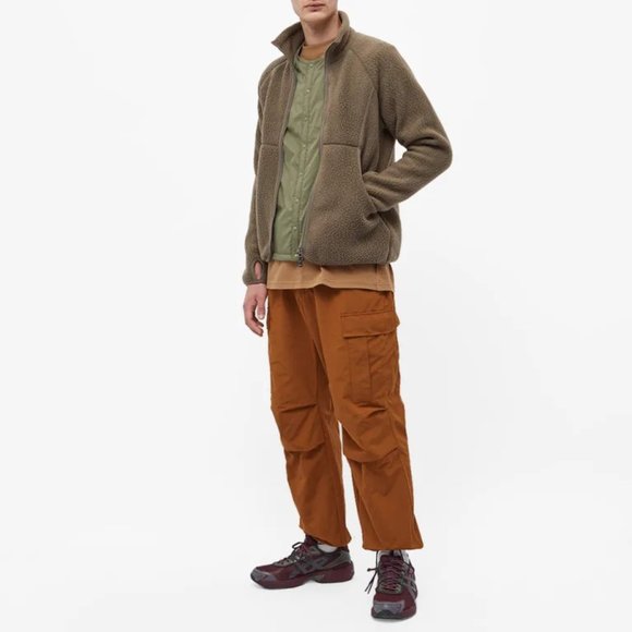 NEW Snow Peak Khaki Thermal Boa Fleece Jacket Small - Picture 6 of 7